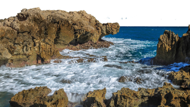 加勒比海岛国海地美景摄影，透明PNG背景高清PSD设计素材，一键下载！