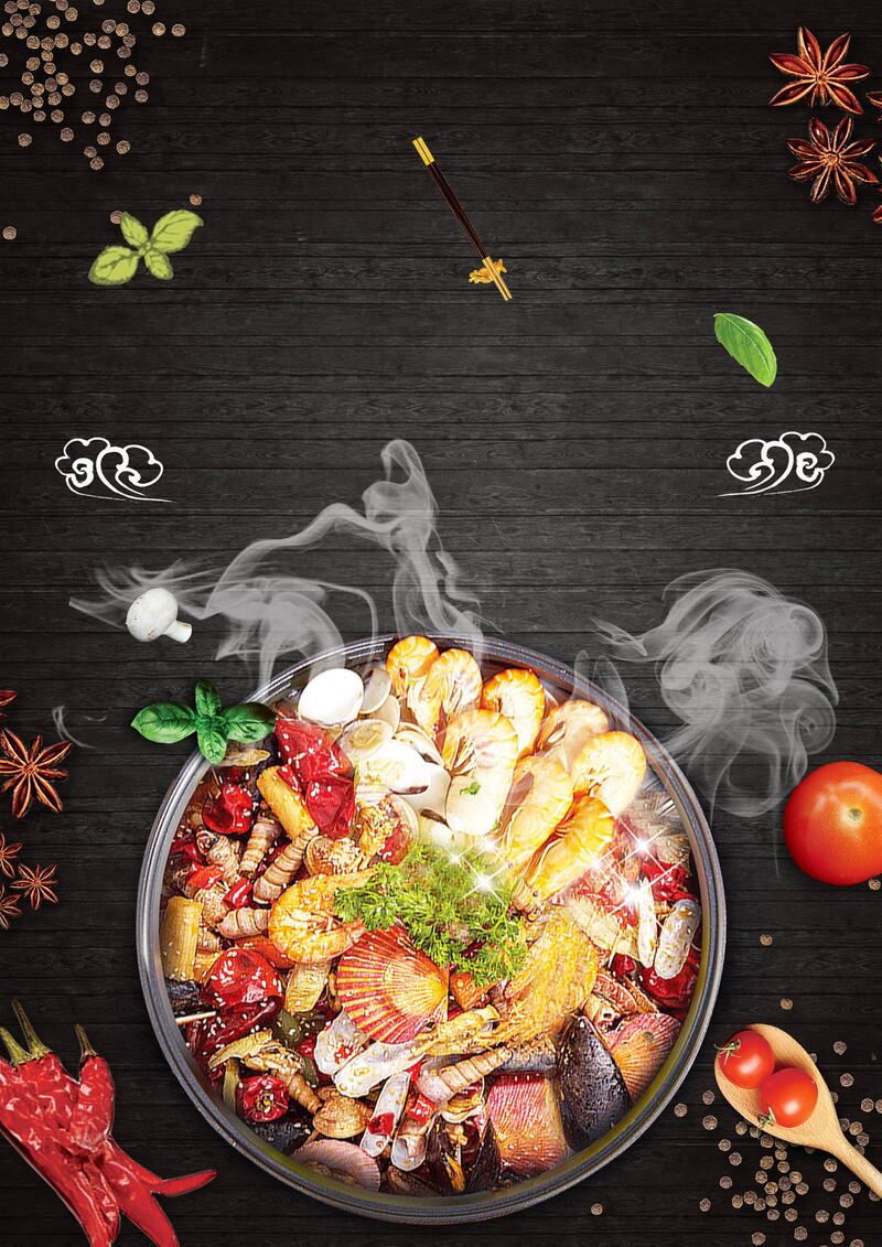 吃货美食节盛宴，高清JPG背景模板与另类PSD设计素材下载