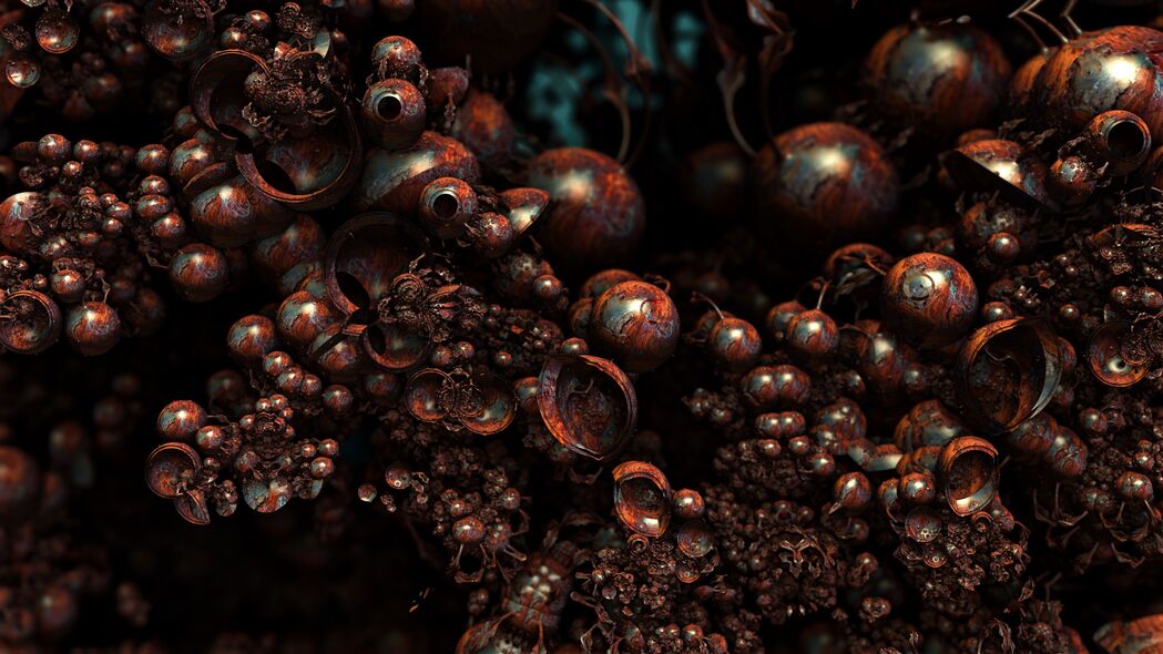 3D形状体积壁纸，高清4K 3840x2160背景图片下载