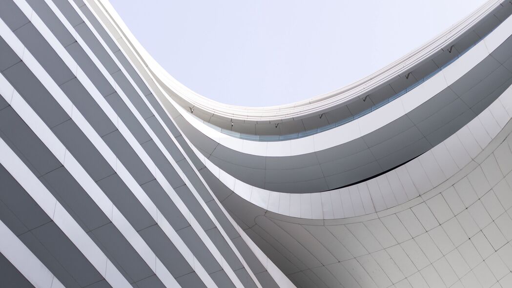建筑立面形状4K壁纸，3840x2160高清背景图片下载