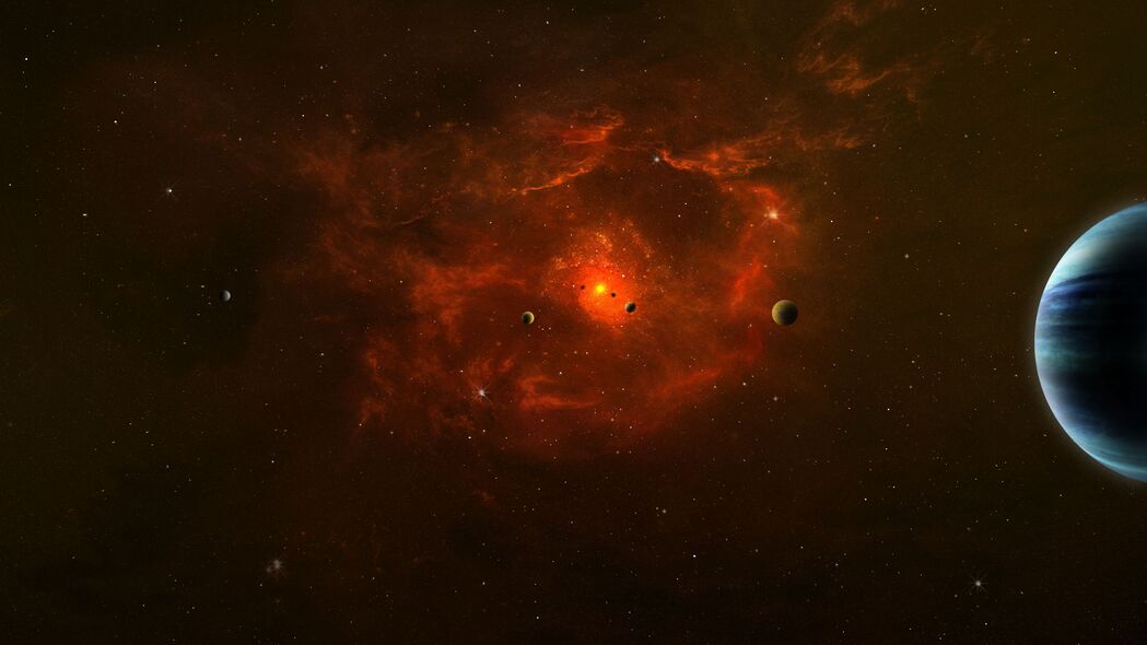 行星恒星星系宇宙太空探索，4K高清壁纸3840x2160，精美背景图片下载