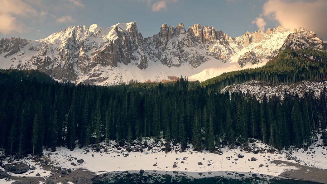 山脉森林湖泊雪景海岸绝美风光，4K超高清壁纸3840x2160免费下载