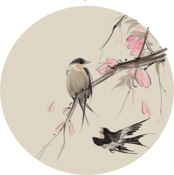 山水画 鸟元素精选，高清PNG透明图片，动植物设计素材免费下载