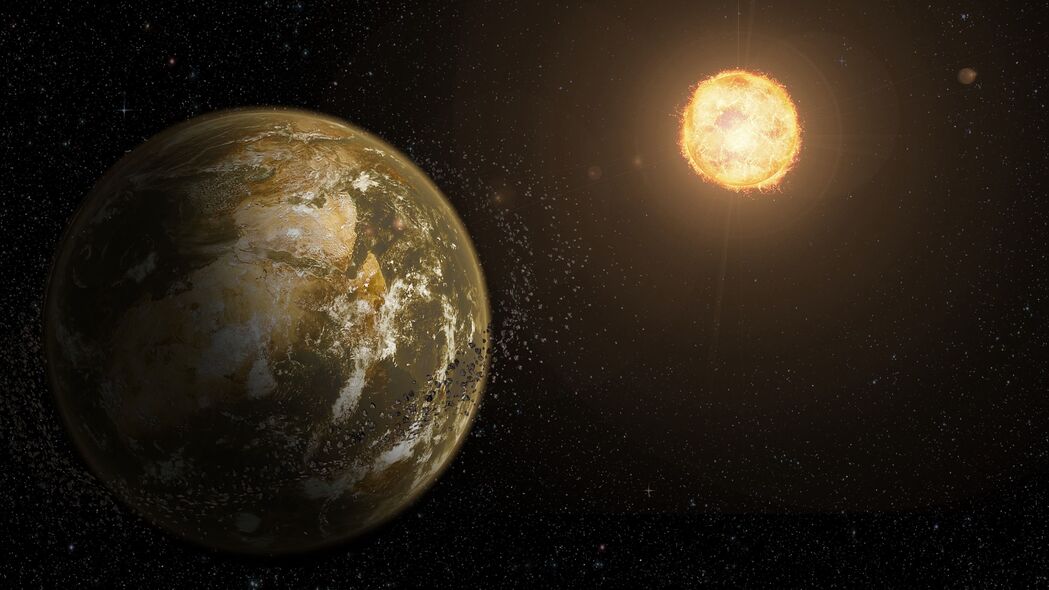 行星、小行星、恒星，太空之美，超清4K壁纸（3840x2160高清背景图片下载）