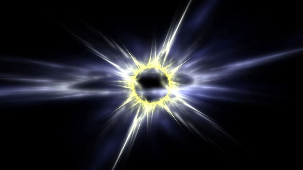 3840x2160高清抽象壁纸，Sphere Flash Shine Bright，绝美4K背景图片，免费下载！