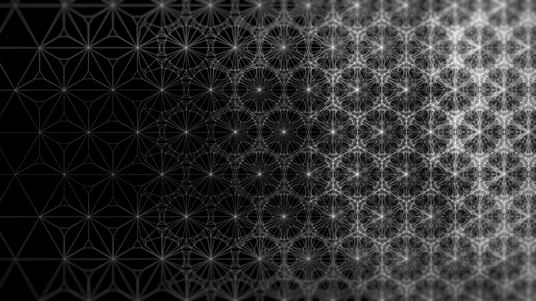 高清4K几何黑白纹理图案壁纸下载 - 3840x2160超高清背景图片