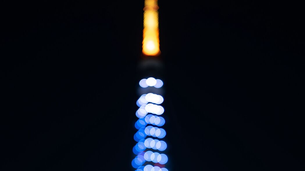 塔之背光魅力，模糊眩光散焦效果，精选4K壁纸，3840x2160超清背景图片下载