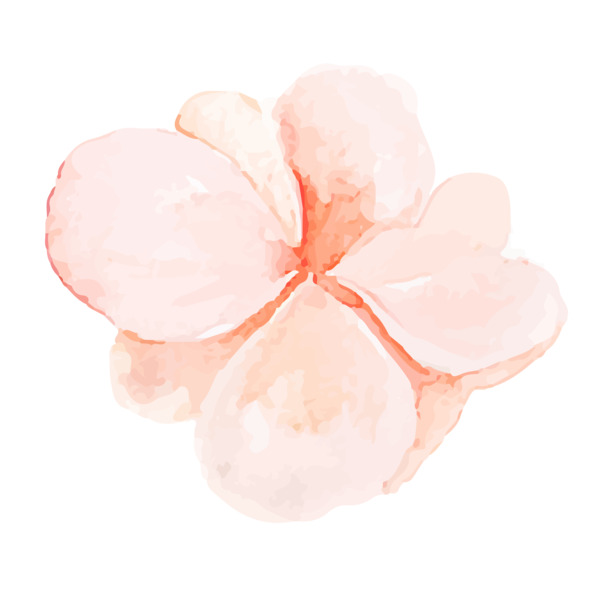 清新手绘水粉花朵设计素材，高清PNG透明图片，手绘卡通元素，AI格式，免费下载
