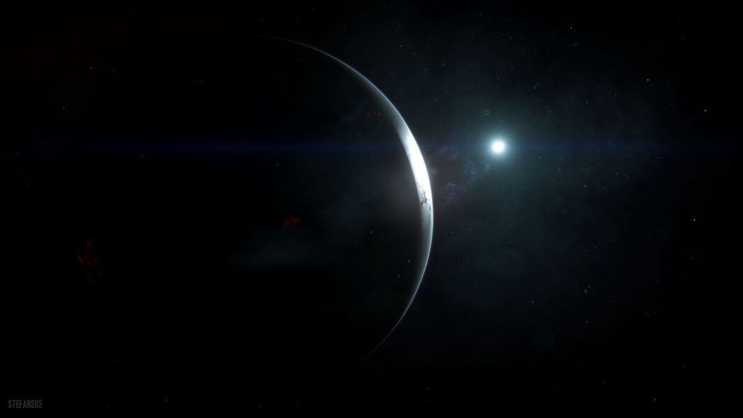 行星闪耀，深空闪光4K壁纸，超清3840x2160背景图片下载