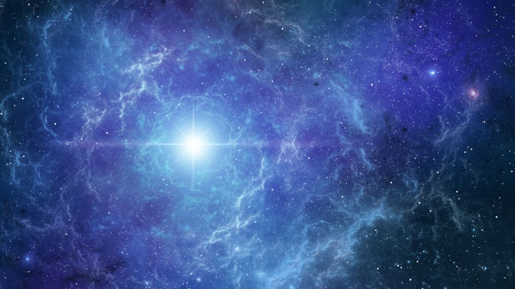 星云闪光4K壁纸，明亮眩光，高清3840x2160背景图片下载