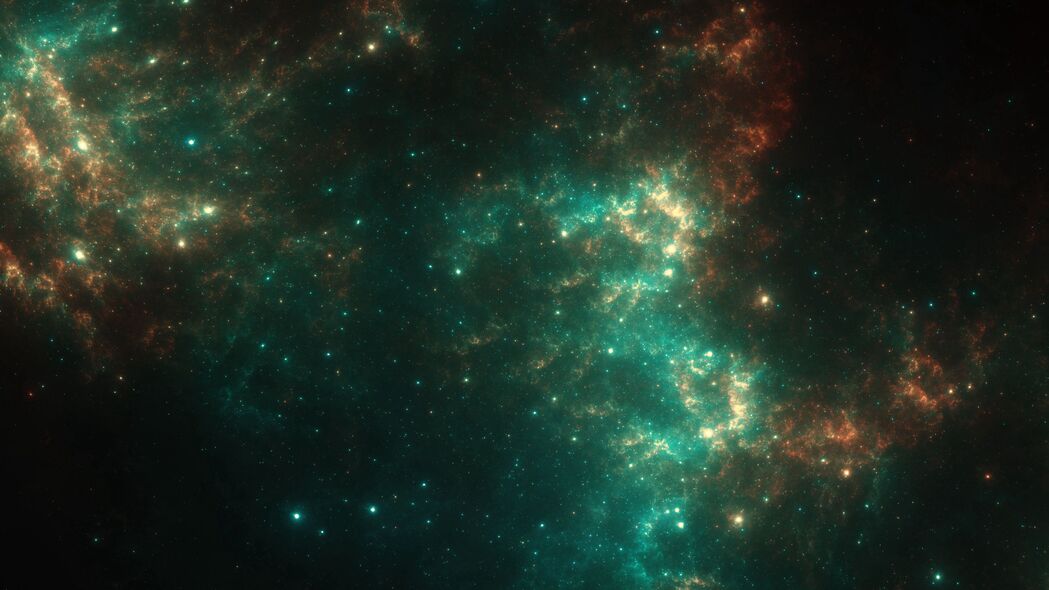 超高清3840x2160 星云星系太空壁纸，恒星辉光，绝美背景图片下载