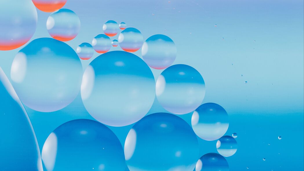 气泡宏液体纹理特写，精选4K高清壁纸，3840x2160分辨率，超清背景图片免费下载