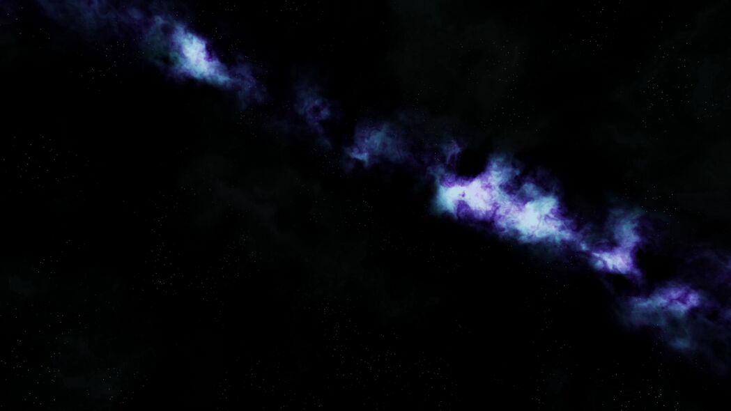 4K深色星空壁纸，辉光星云，高清空间背景图片免费下载