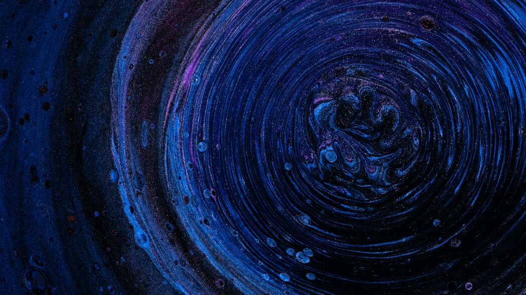 液体污渍与气泡交织，抽象油漆4K高清壁纸（3840x2160）免费下载