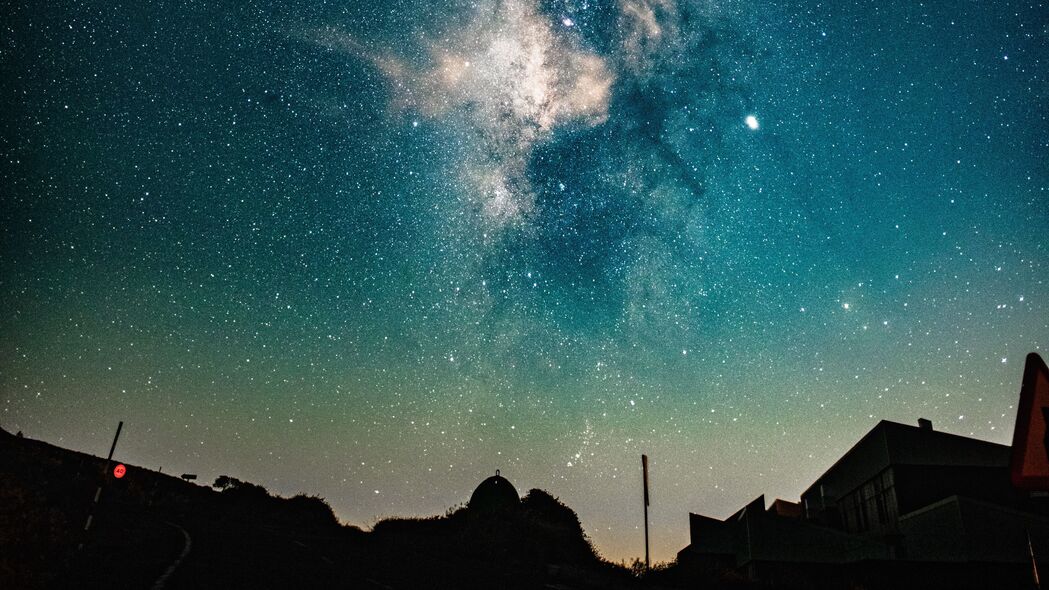 星空之夜，深邃银河与璀璨星星4K壁纸，高清3840x2160背景图片下载