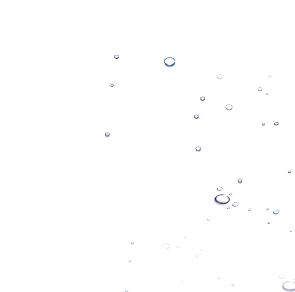 白色卡通水珠PNG透明图片，高清漂浮元素设计素材下载