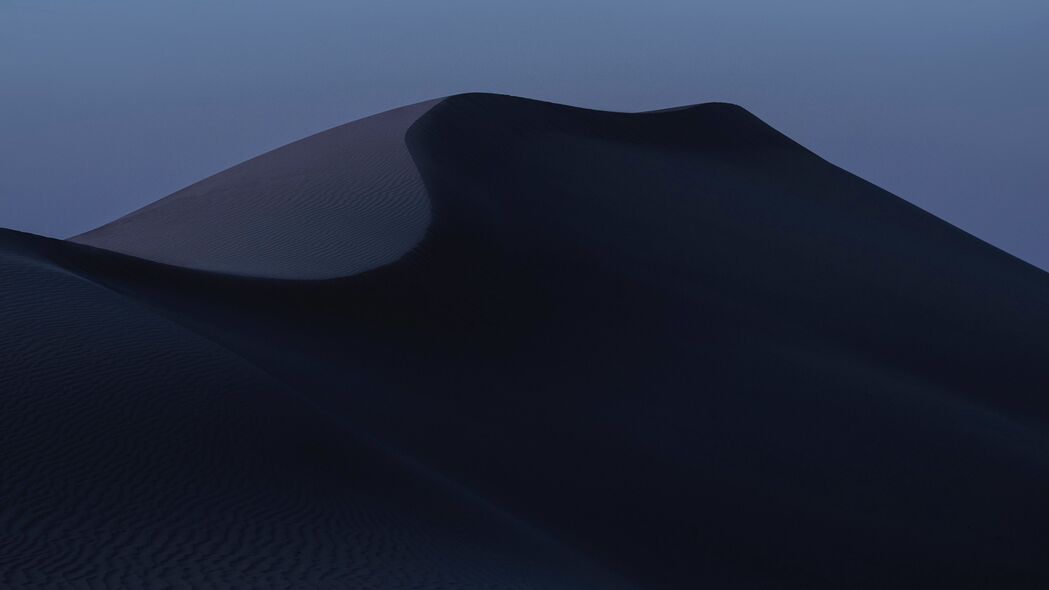 沙子沙漠沙丘之美，4K高清浮雕日落黄昏壁纸，3840x2160超清下载
