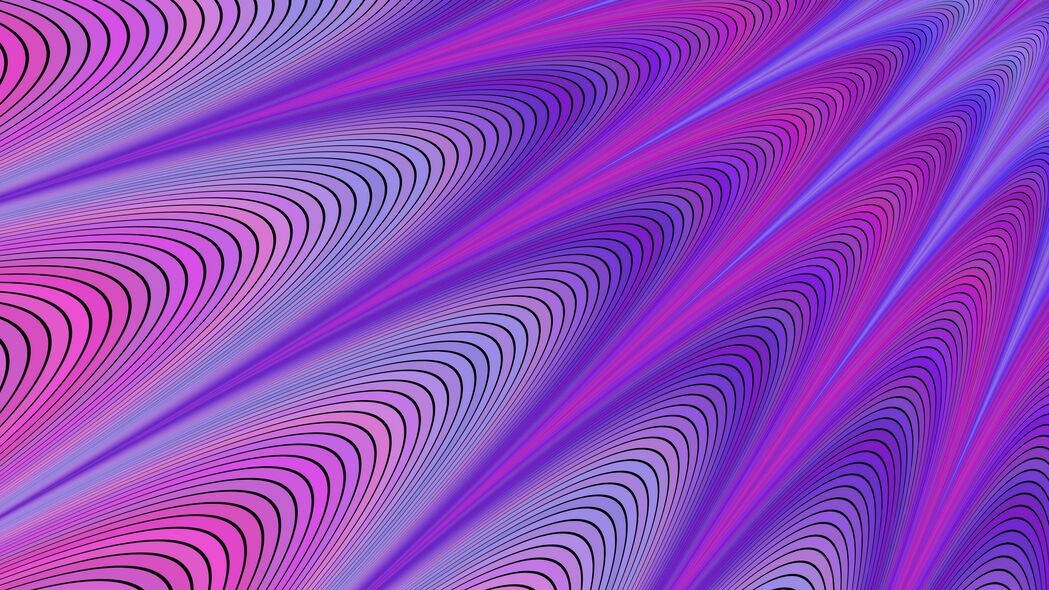 图案设计，波浪形粉红色浮雕风格，4K超高清壁纸，3840x2160分辨率背景图片，免费下载
