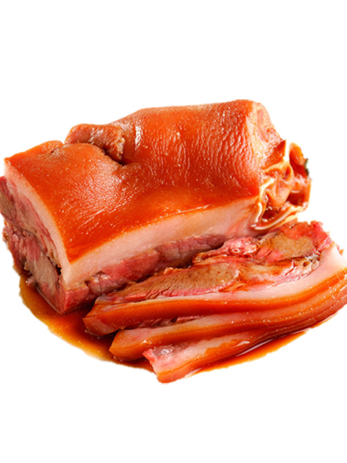 酱卤猪头肉高清PNG透明图片，生活用品装饰元素PSD设计素材下载