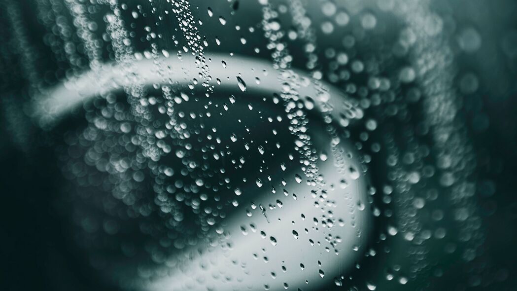 玻璃窗户湿气雨滴高清壁纸，4K镜面背景图片（3840x2160）免费下载