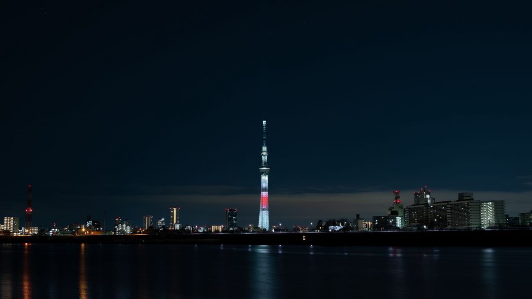 夜城璀璨，全景东京城市灯光4K壁纸，高清3840x2160风景图片下载
