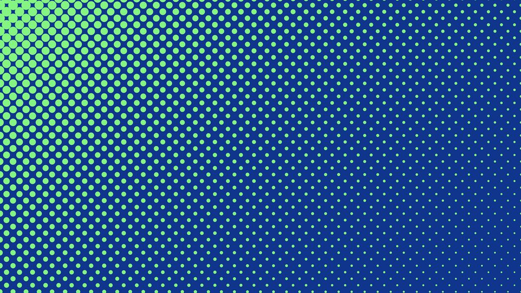 圆形点缀·渐变纹理·蓝绿交融·4K超清壁纸·3840x2160高清下载