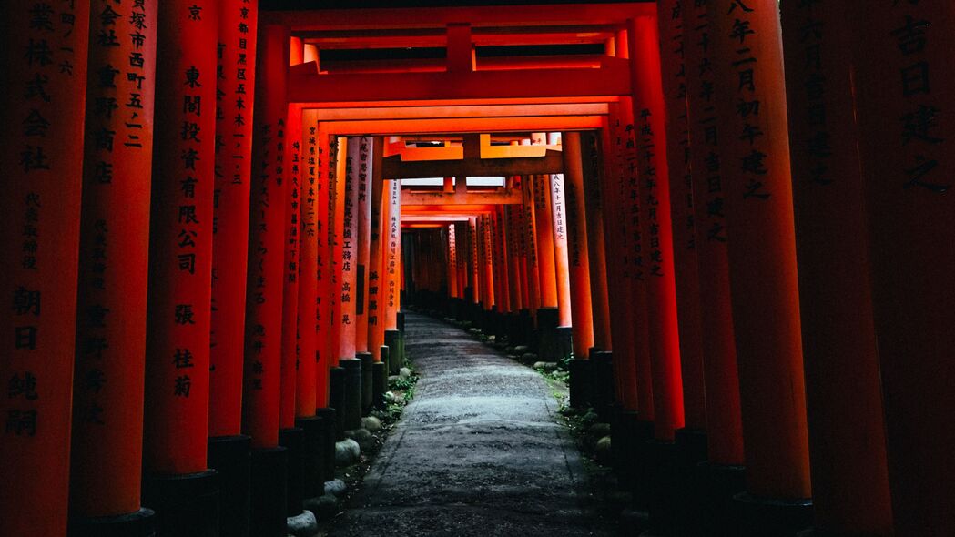 门Torii建筑·红韵风华·4K超高清壁纸·3840x2160极致画质下载