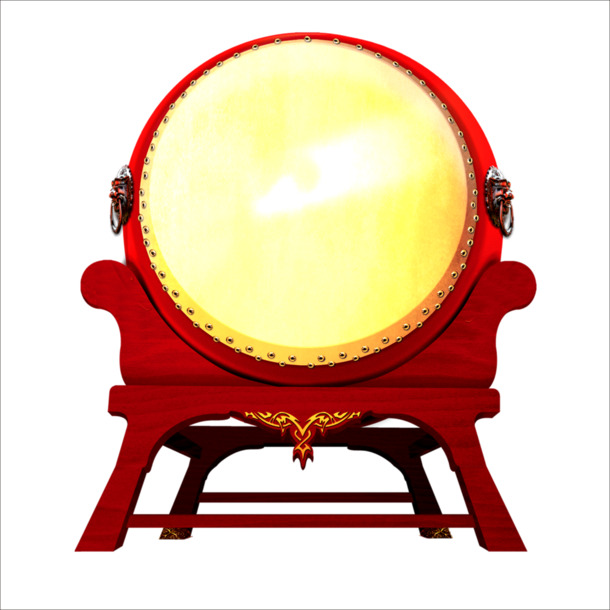 国庆大鼓PNG透明图，高清节日元素，设计素材免费下载