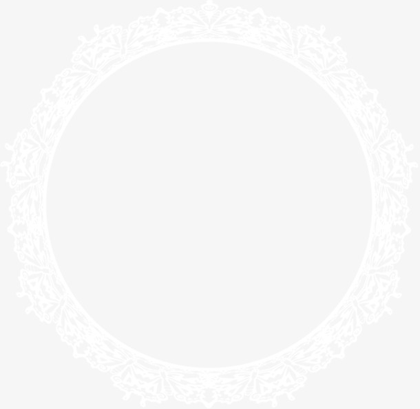 蕾丝图案PNG透明图，高清装饰元素花纹设计素材下载