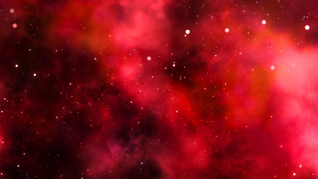星系太空之美，红色闪耀宇宙，超清4K壁纸，3840x2160高清背景图片下载