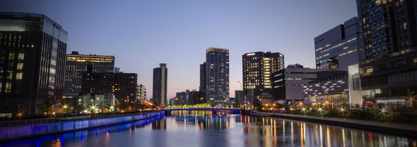 城市夜景高清PNG透明街拍banner，炫酷元素海报设计素材下载