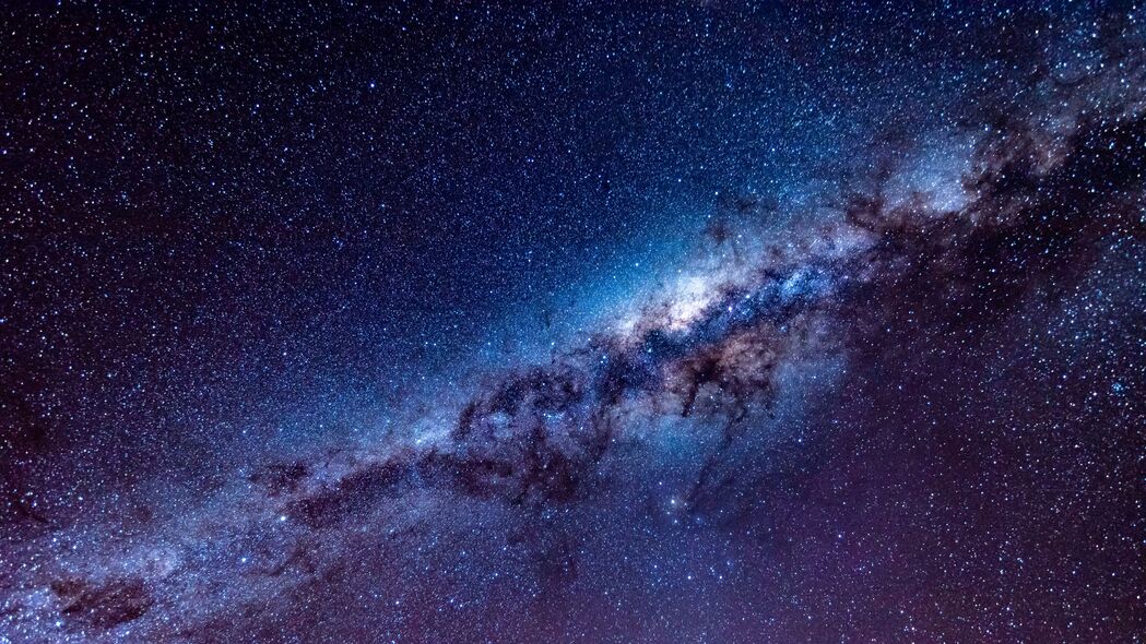 银河星空星光闪耀，4K高清壁纸3840x2160，空间背景图片下载