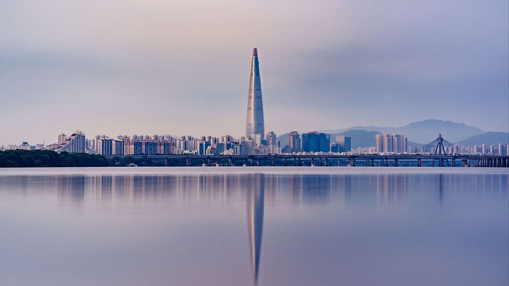 首尔摩天全景，惊艳4K高清壁纸，3840x2160超清下载