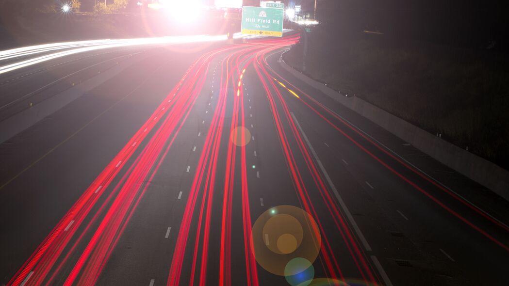 道路标记眩光转向，高清4K风景壁纸，3840x2160超清下载