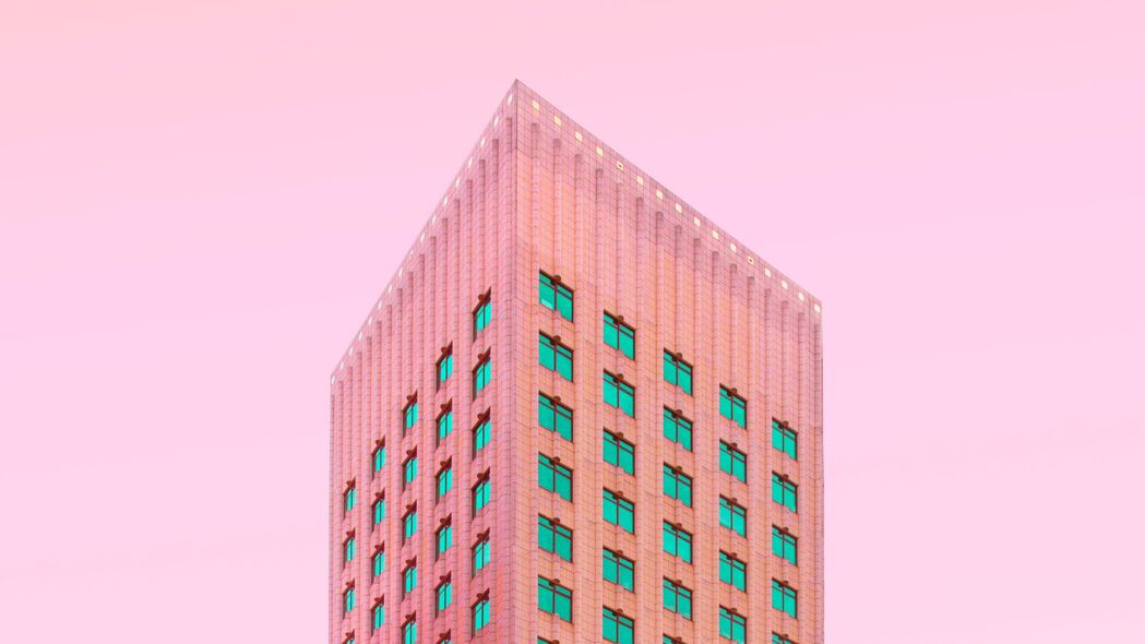 立面极简主义建筑，鹿特丹荷兰风光，4K高清壁纸3840x2160下载