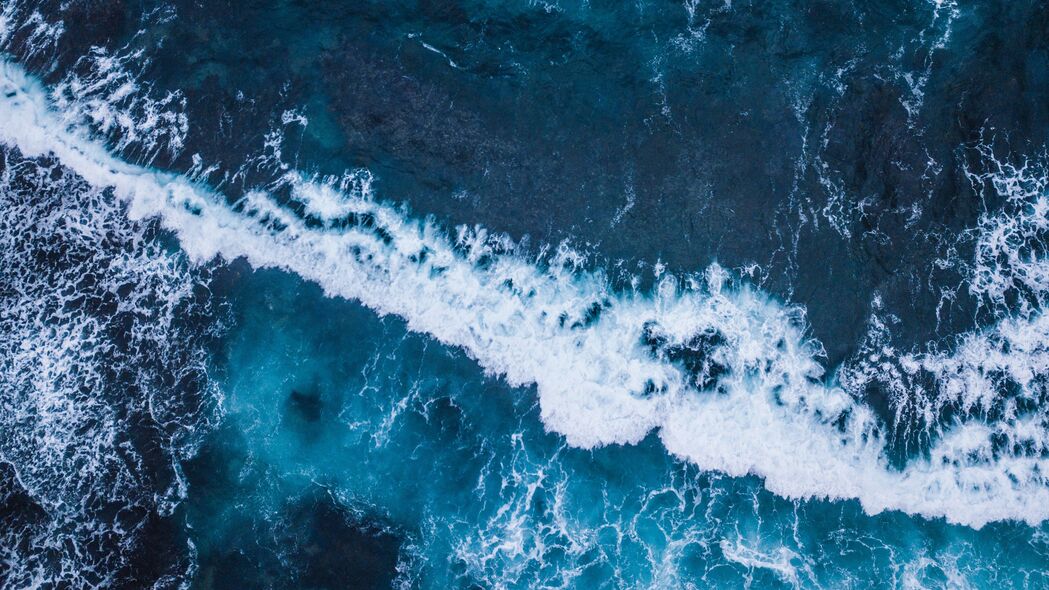 海洋冲浪盛景，约克角泡沫翻滚，澳大利亚风情4K高清壁纸（3840x2160）下载