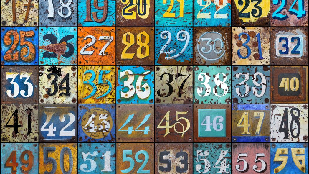 数字纹理铁锈色彩色4K壁纸，高清3840x2160背景图片下载