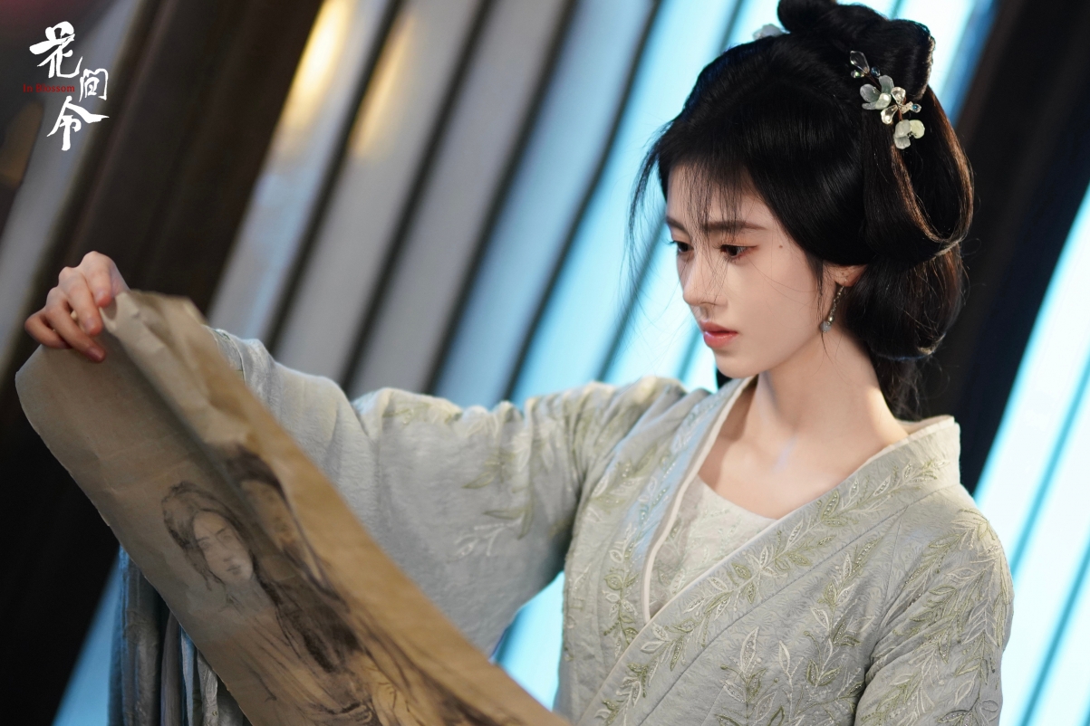 鞠婧祎《花间令》古装剧照，绝美4K壁纸，高清美女图片，3931x2621超清下载