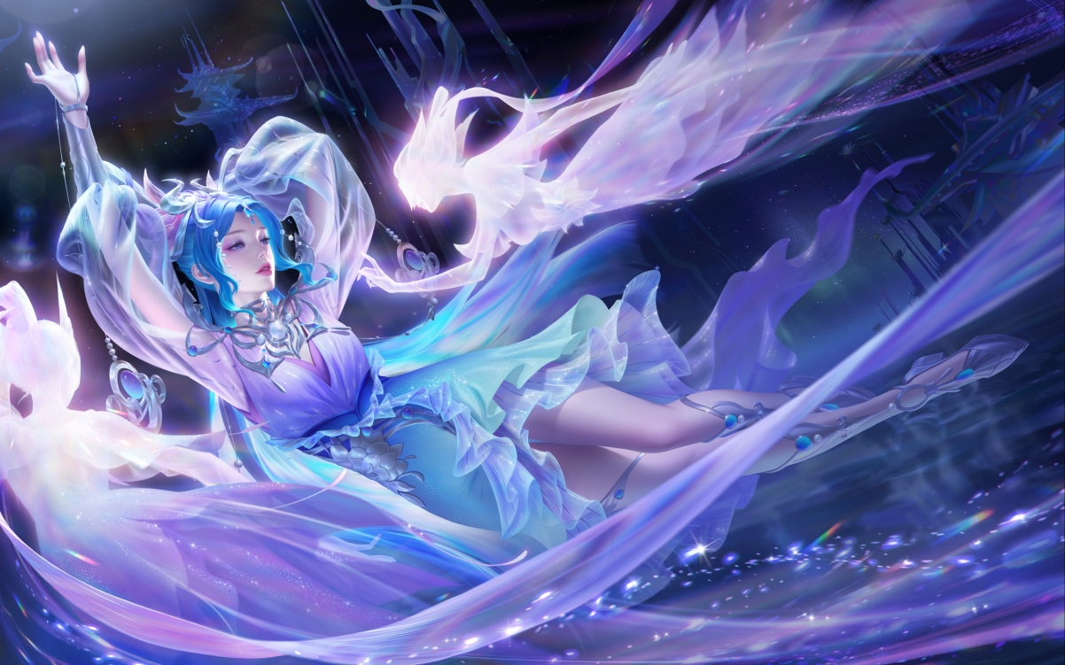 貂蝉幻阙歌皮肤，绝美4K高清壁纸，3840x2400超清分辨率，游戏美图一键下载