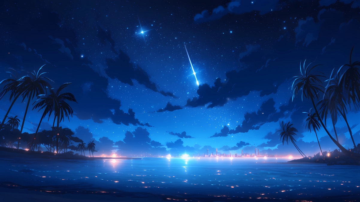 暗夜星河绝美4K风景壁纸，高清3840x2160大图下载