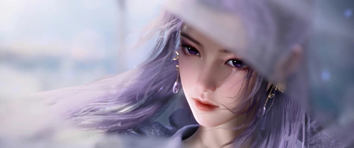 师兄情深，云霄仙子绝美呈现！3440x1440带鱼屏壁纸，高清4K动漫图片，畅享视觉盛宴！