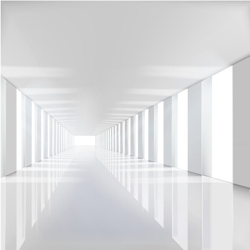 3D立体简约室内白色建筑，高清JPG图片素材，文艺清新风格，AI设计资源免费下载