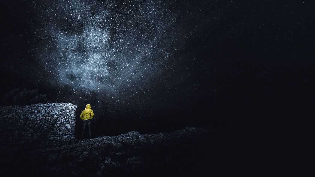 星空之美，辐射夜空的繁星璀璨，4K高清壁纸3840x2160免费下载