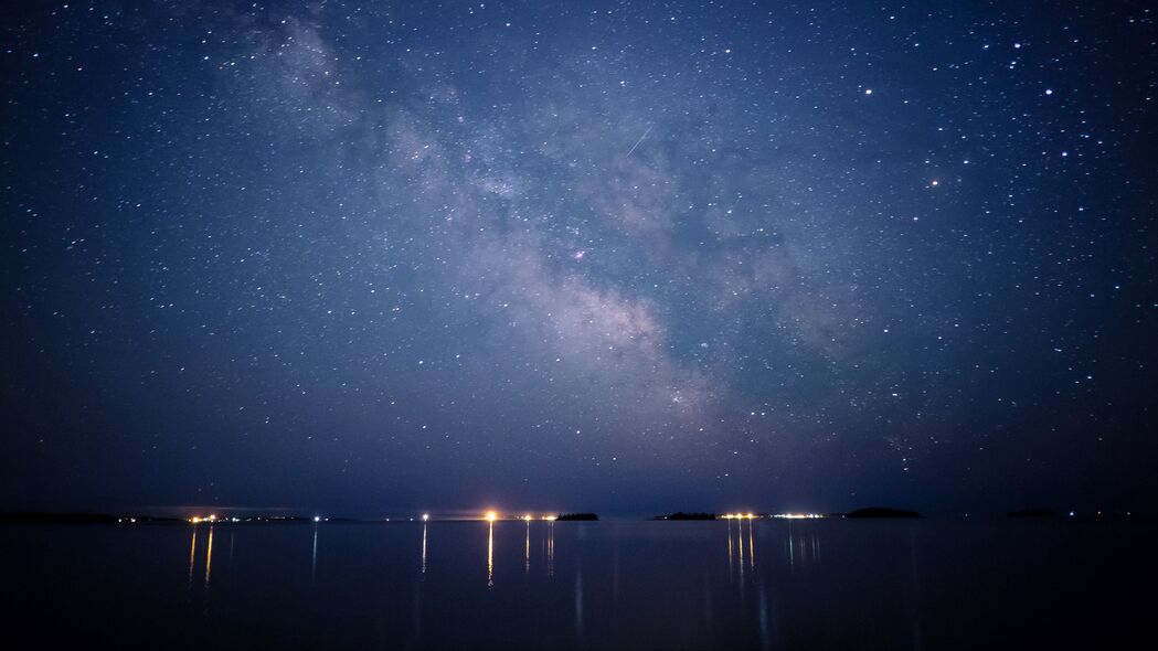 星空海岸夜景，超清4K（3840x2160）壁纸，高清下载
