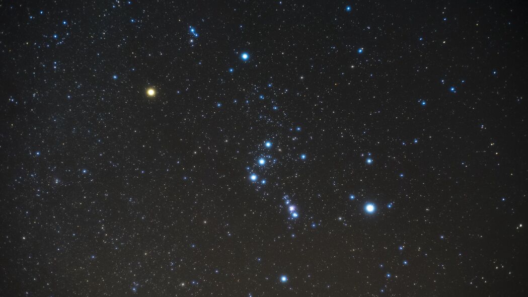 星空猎户座星座4K壁纸，高清银河系星星背景图片3840x2160下载