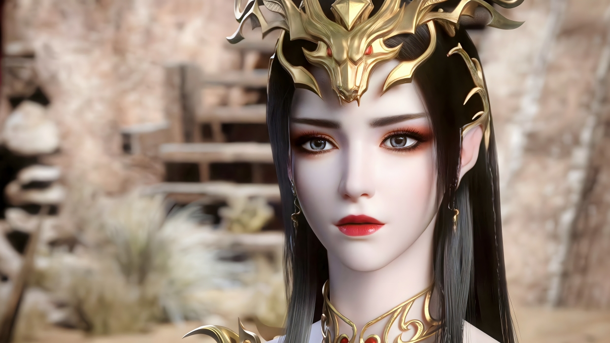 美杜莎绝美4K高清壁纸，3840x2160动漫图片，一键下载尽享极致清晰！