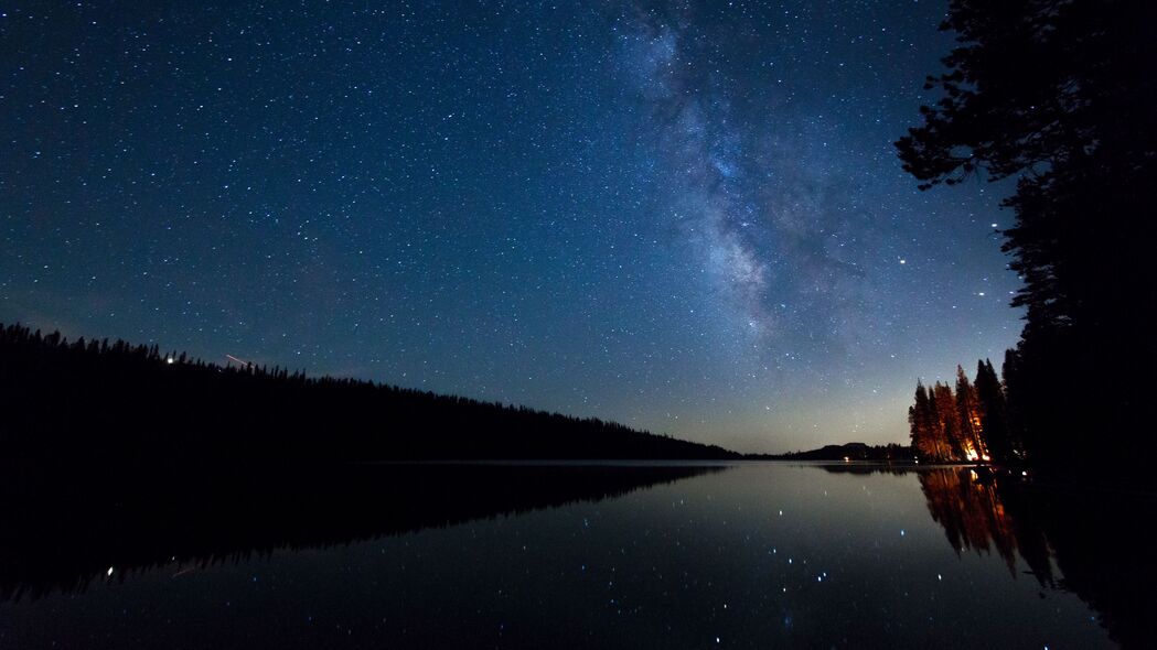 星空璀璨夜，湖泊映星辉，精选4K高清壁纸（3840x2160）免费下载