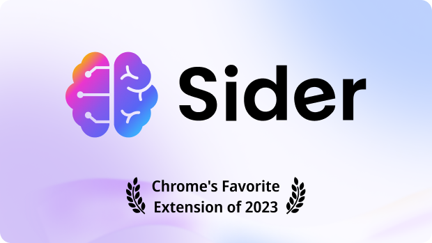 墨鱼推荐一款自用的AI浏览器插件：sider.ai