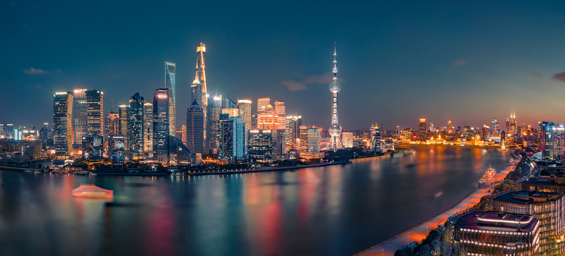 夜景建筑高清图片摄影，灯光美景JPG/PSD素材下载