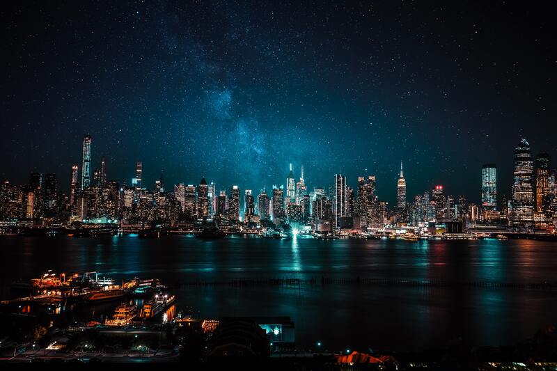 夜色城市风光JPG图片摄影/风景PSD素材高清下载